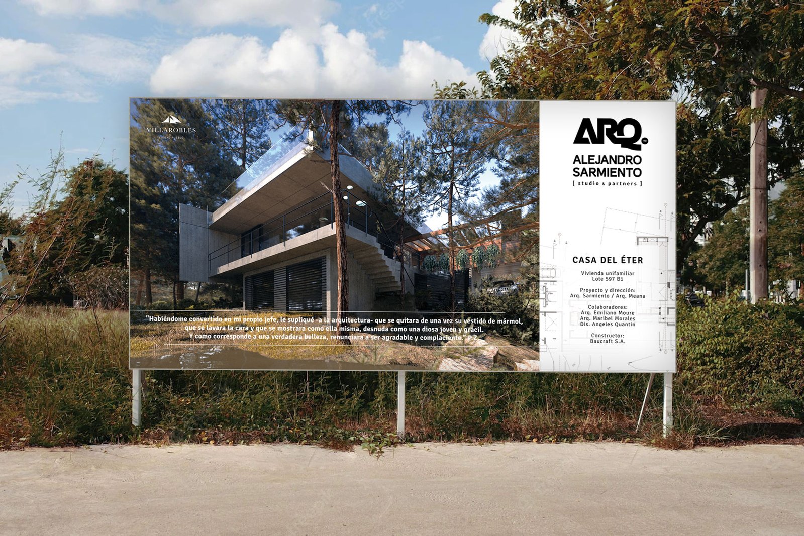 ARQ. Alejandro Sarmiento — señalética y cartelería