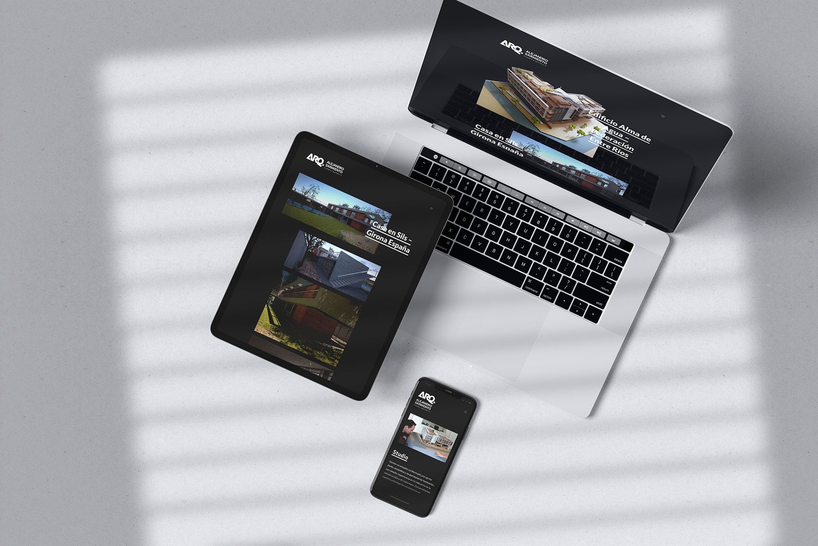 ARQ. Alejandro Sarmiento — identidad visual