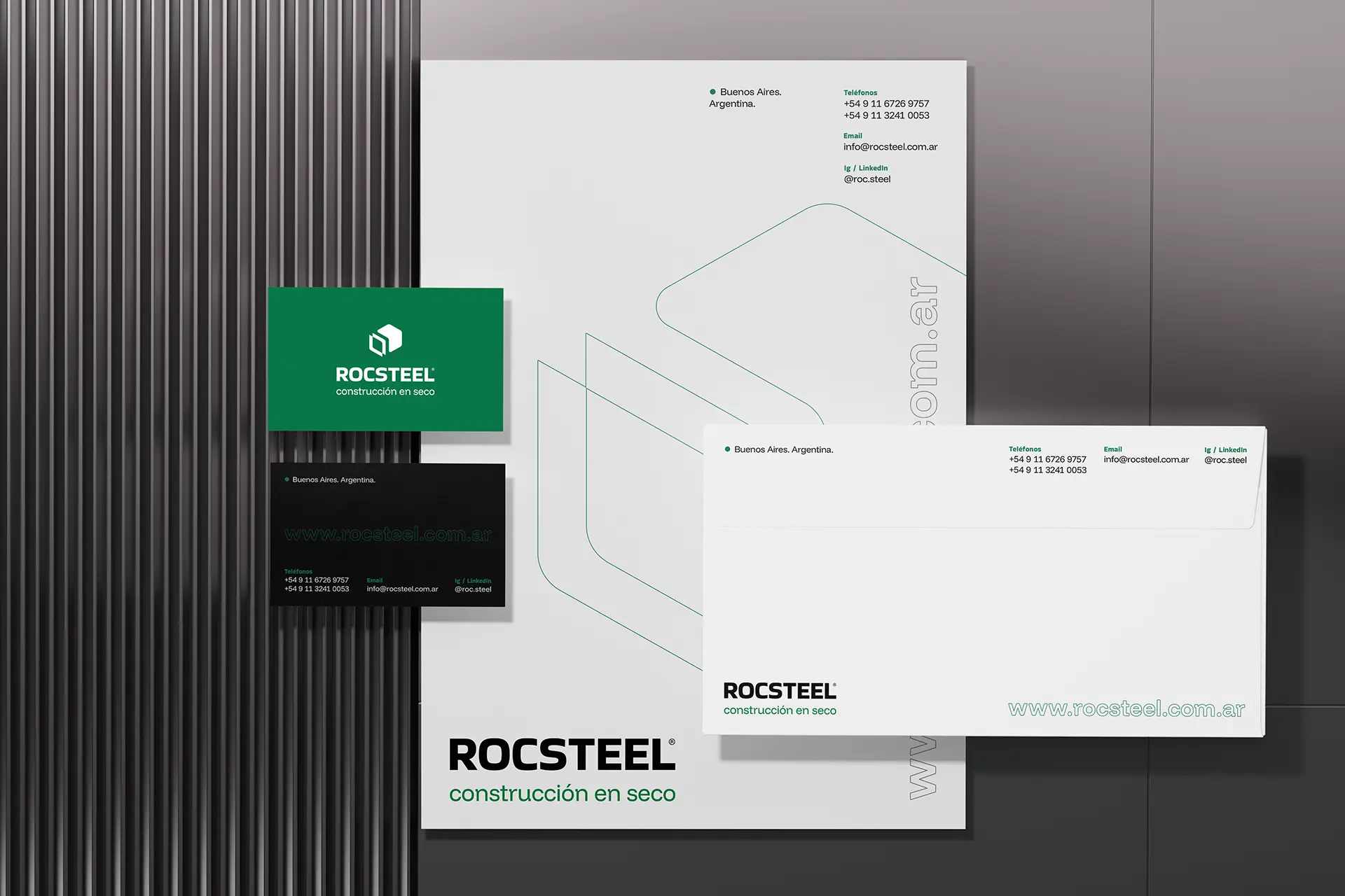 ROCSTEEL — aplicaciones de identidad